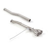 Tube arrière en inox group n avec 2 sorties rondes 102 mm Ragazzon Mini F56 2014 à 2024