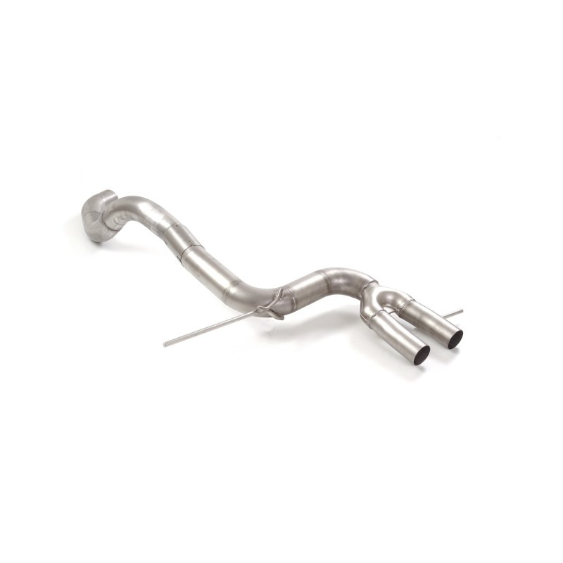 Tubes arrière group n en inox Ligne avec diamètre majoré 76 mm Ragazzon Renault Mégane Mk4 2016 à