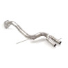 Tubos traseros grupo N de acero inoxidable, línea con diámetro aumentado 76 mm Ragazzon Renault Mégane Mk4 2016 a