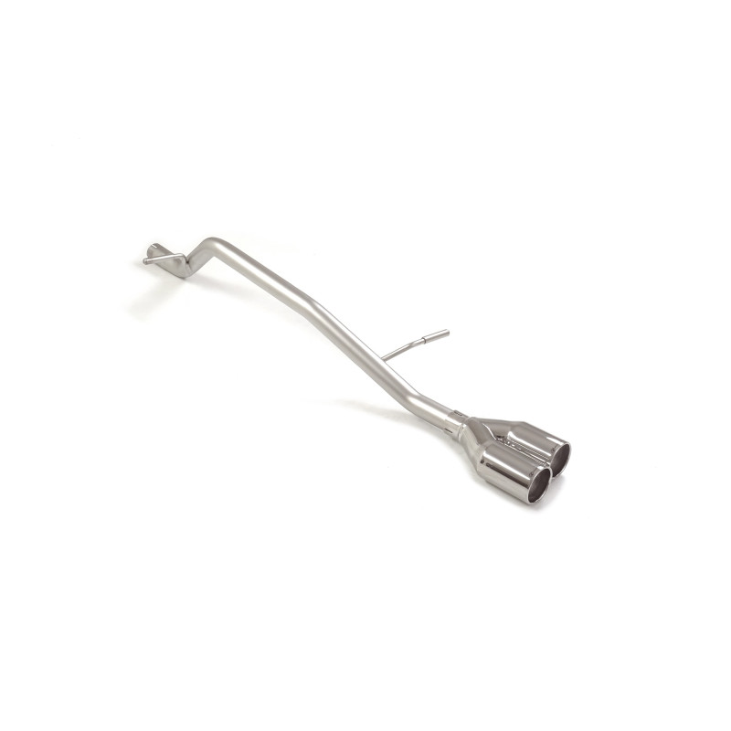 Tubes arrière group n en inox avec 2 sorties rondes 80 mm décalées Ragazzon Alfa Romeo Junior(966) 2024 à