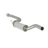 Silencieux intermédiaire en inox - Ligne avec diamètre majoréé 70 mm Ragazzon Ford Focus Mk2 (typ DA3) 2005 à 2010