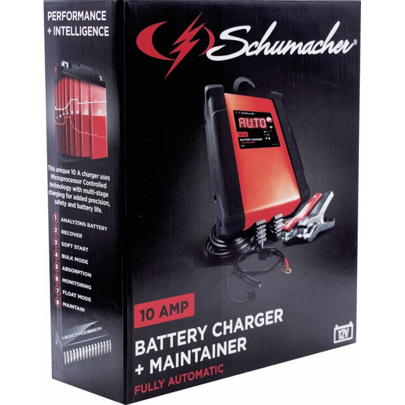 Automatisches Batterieladegerät / Erhaltungsladegerät Schumarer 12V 10A SPI 10