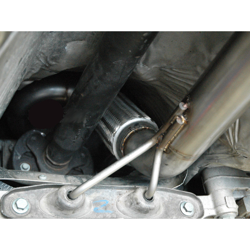 Downpipe + Kat-Ersatzrohr Darkside für VAG QUATTRO/4MOTION 2.0 TDI (140 PS) mit Kat