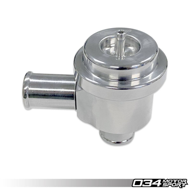 Dump valve 034 motorsport couleur Alu pour moteurs 1.8T, 2.7T ou 2.2T VAG