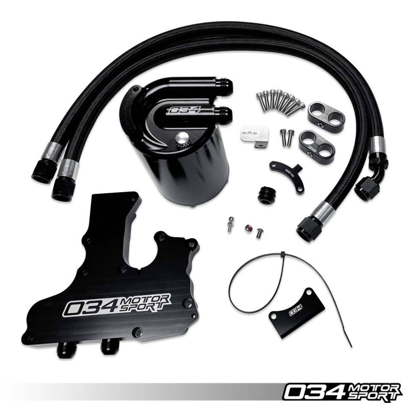 Kit Catch Can 034Motorsport pour Audi A4/A5 B8 avec collecteur FlexFuel