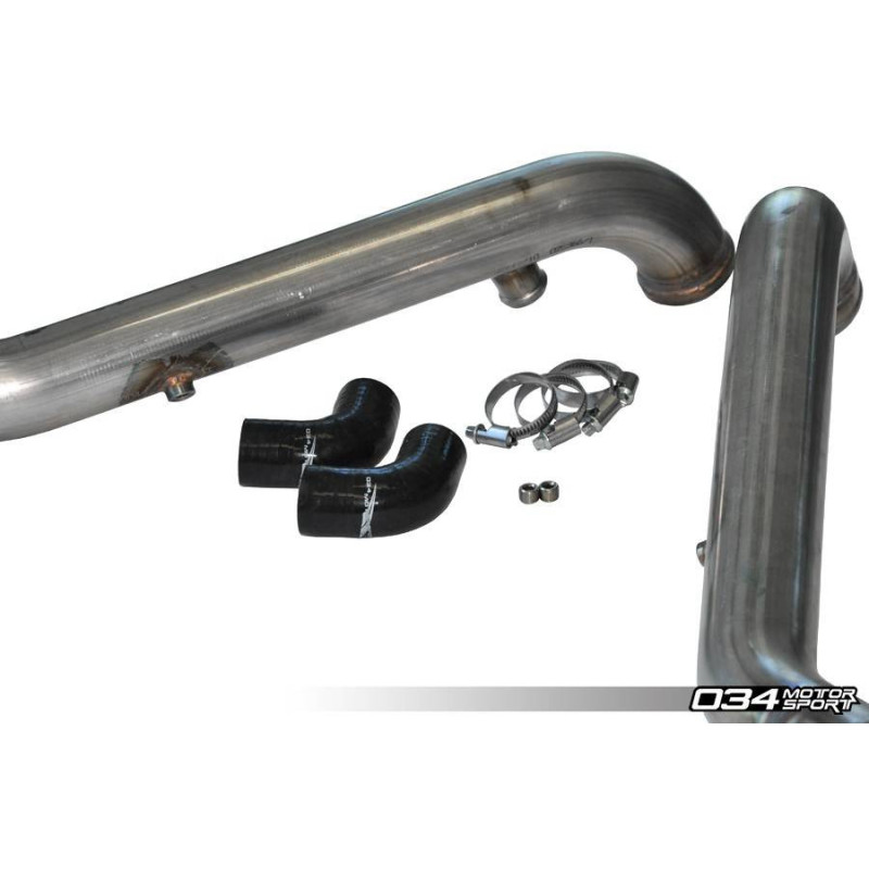 Ensemble Bipipe en Acier Inoxydable Noir 034Motorsport pour 2.7T