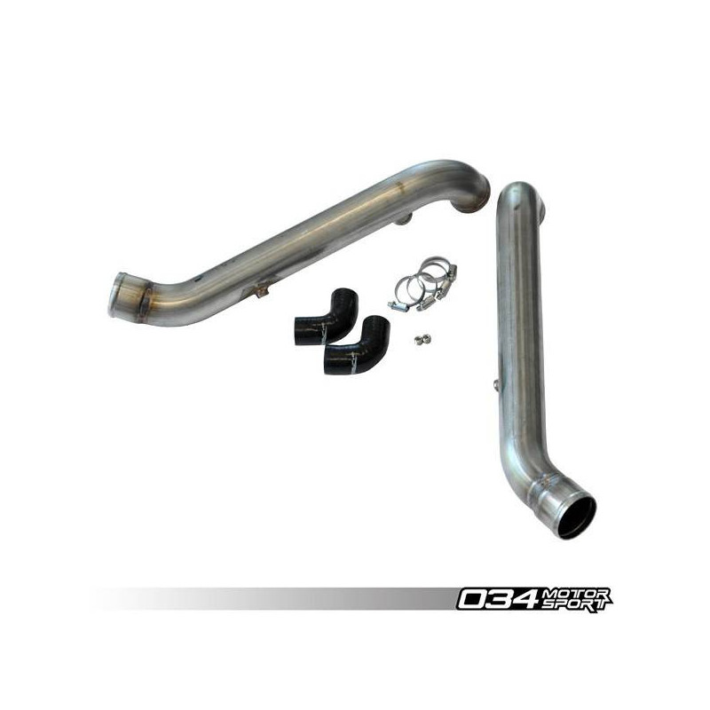 Ensemble Bipipe en Acier Inoxydable Noir 034Motorsport pour 2.7T