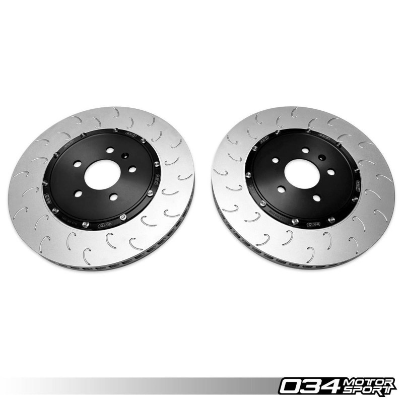 Kit de Mise à Niveau des Disques de Frein Arrière Flottants 2 Pièces pour Audi - 034Motorsport
