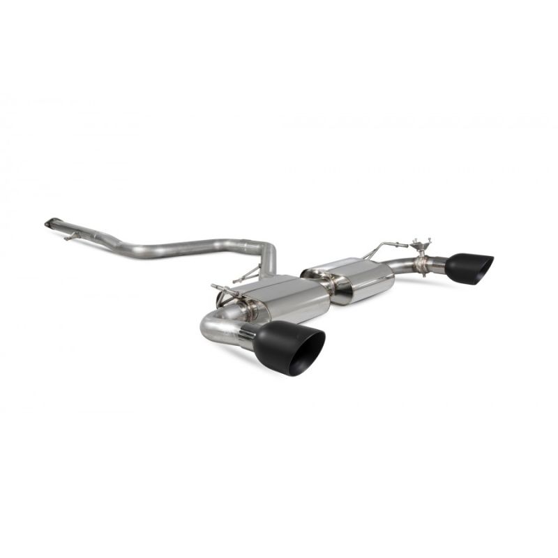 Catback sans silencieux intermédiaire avec valves SHYS101C Scorpion pour Hyundai I30 N/N Performance