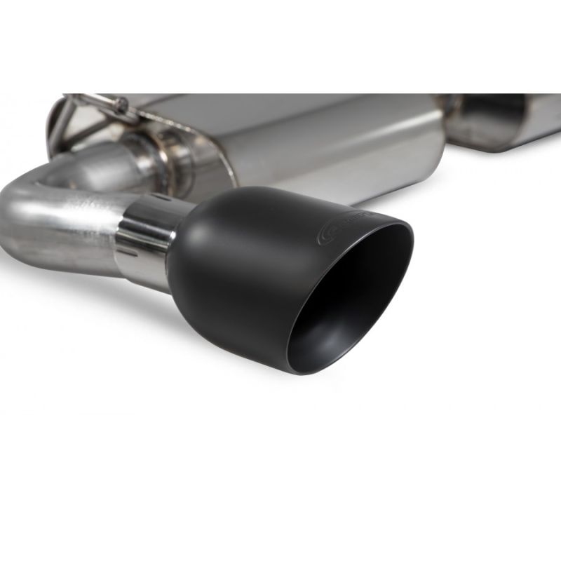 Catback sans silencieux intermédiaire avec valves SHYS101C Scorpion pour Hyundai I30 N/N Performance