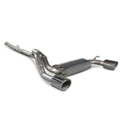 Demi-ligne cat-back SFD085 Scorpion pour Ford Focus RS mk3