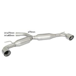 Silencieux arrière 58.0585.61 Ragazzon pour Volkswagen Golf VI 2.0 GTI TSI, Golf VI