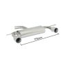 Silencieux arrière 50.0262.06 Ragazzon pour Volkswagen Scirocco