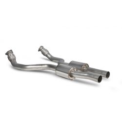 Silencieux avant SAUP044 Scorpion pour Audi S4/S5 3.0 TFSI Quattro B8/B8.5
