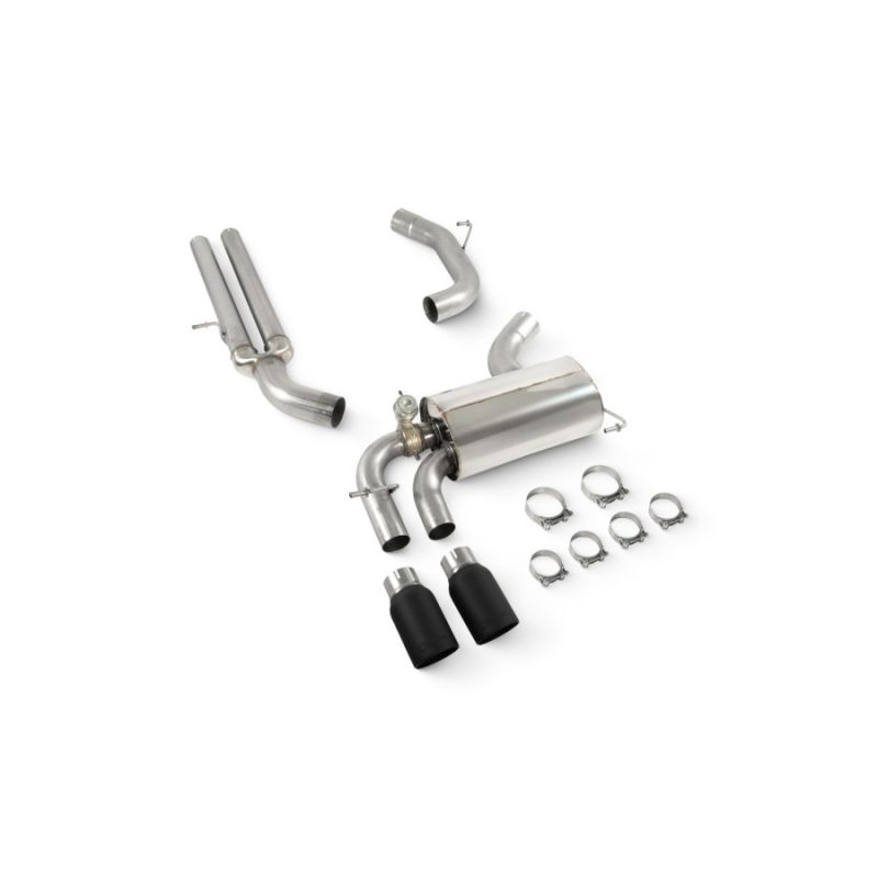 Demi-ligne SAUS114C Scorpion pour Audi RS3 8P