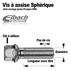 Vis assise sphérique...