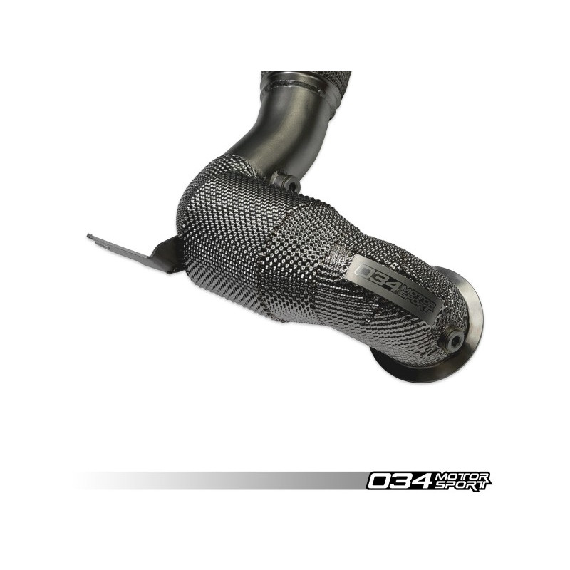 Tube d'échappement racing en acier inoxydable 034Motorsport pour Golf GTI Mk8