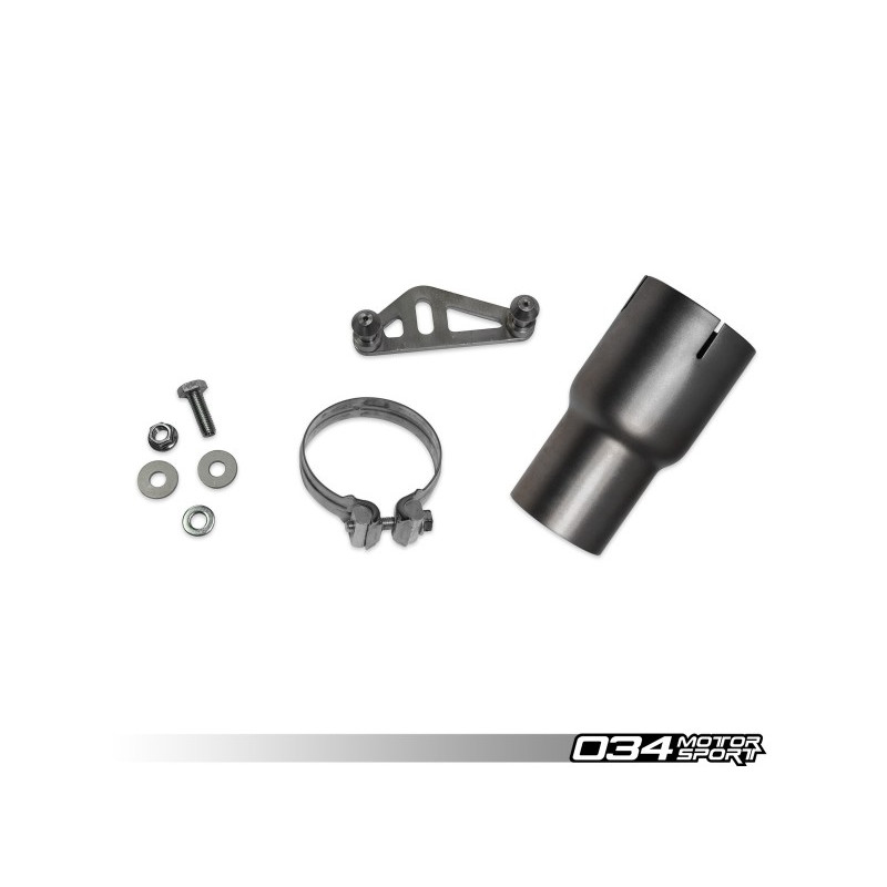 Tube d'échappement racing en acier inoxydable 034Motorsport pour Golf GTI Mk8