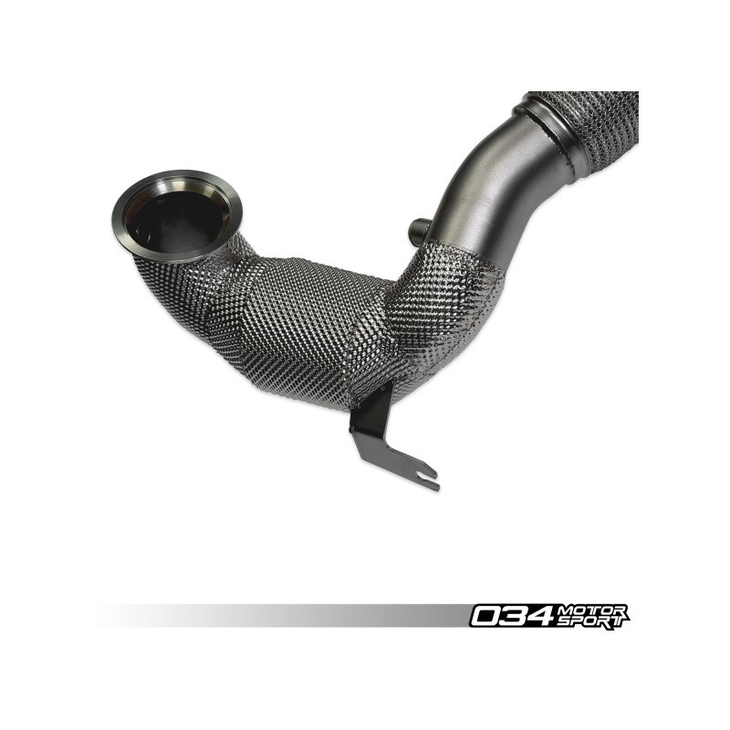 Tube d'échappement racing en acier inoxydable 034Motorsport pour Golf GTI Mk8