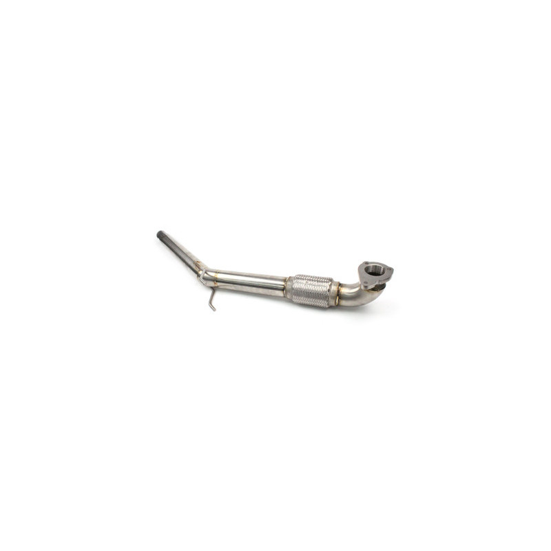 Darkside 2.5" inox Downpipe decatalizzato per piattaforma Mk5 1.9 TDI con turbo GT1749V