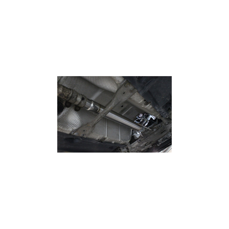 Darkside 2.5" inox Downpipe décata pour Mk5 plateforme 1.9 TDI avec GT1749V turbo