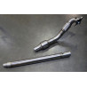 Downpipe Darkside 3" in acciaio inox con tubo decat a grosso diametro per FWD Mk5 / Mk6 Golf 2.0 T FSI / TSI piattaforma