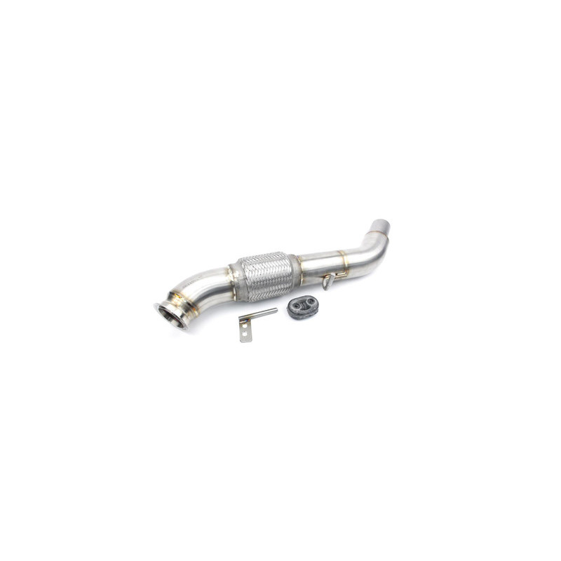 Darkside BMW 123D N47S engine 3" stainless steel Downpipe DPF Delete