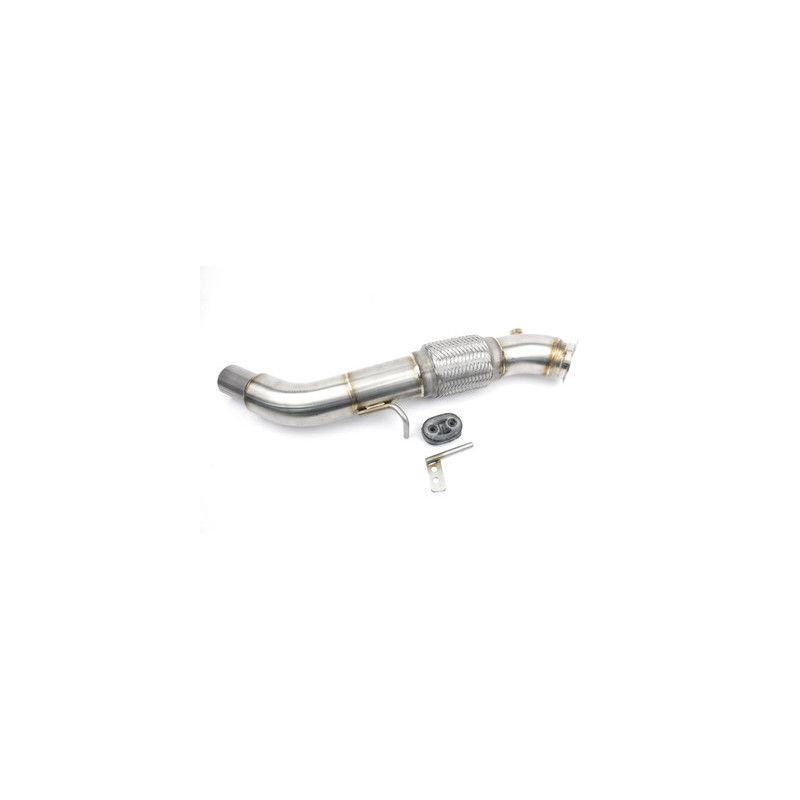 Darkside BMW 123D N47S motore 3" acciaio inox Downpipe eliminazione DPF