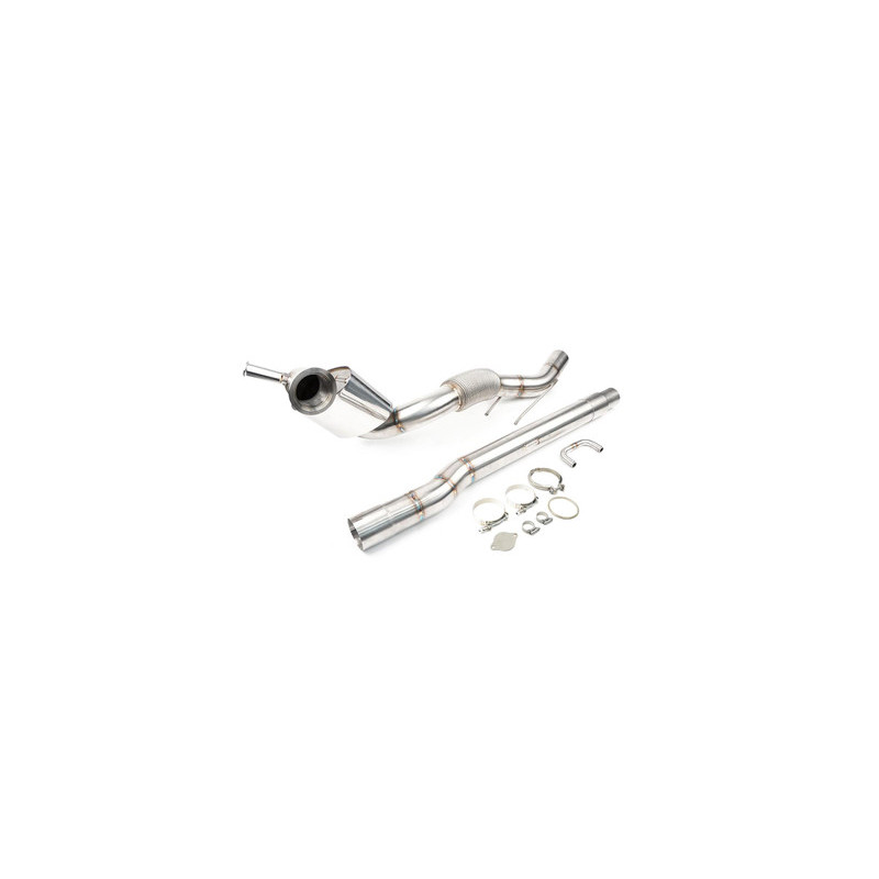 Darkside VW Passat CUAA 2.0 Bi-Turbo Downpipe eliminazione DPF e catalizzatore