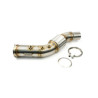 Darkside BMW N57 / N57N / N57Z 3.5" Downpipe DPF-Ersatzrohr - gerades Rohr