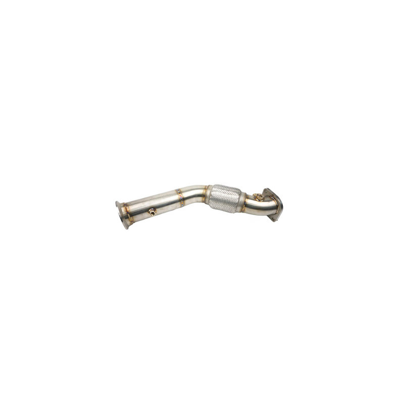 Darkside 3" acero inoxidable Downpipe anulación FAP para US Spec BMW N57N / N57T 535d y 740d