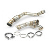 Darkside DPF and Cat Delete 3.5" Downpipe for Porsche Panamera (971) 4.0 TDI DBUC