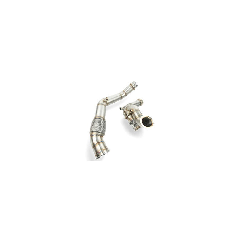 Darkside Eliminazione DPF e catalizzatore 3.5" Downpipe per Porsche Panamera (971) 4.0 TDI DBUC