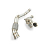 Darkside Anulación FAP y catalizador 3.5" Downpipe para Porsche Panamera (971) 4.0 TDI DBUC