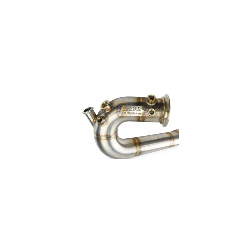 Darkside Audi V6 3.0 TDI B9 / C8 Plattform 3" Edelstahl Downpipe mit DPF- und Vorkat-Ersatzrohr
