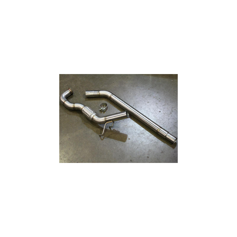 Darkside 2.5" Stainless Decat Downpipe for VW Transporter T5 1.9 TDi BRR, BRS & AXB Engines