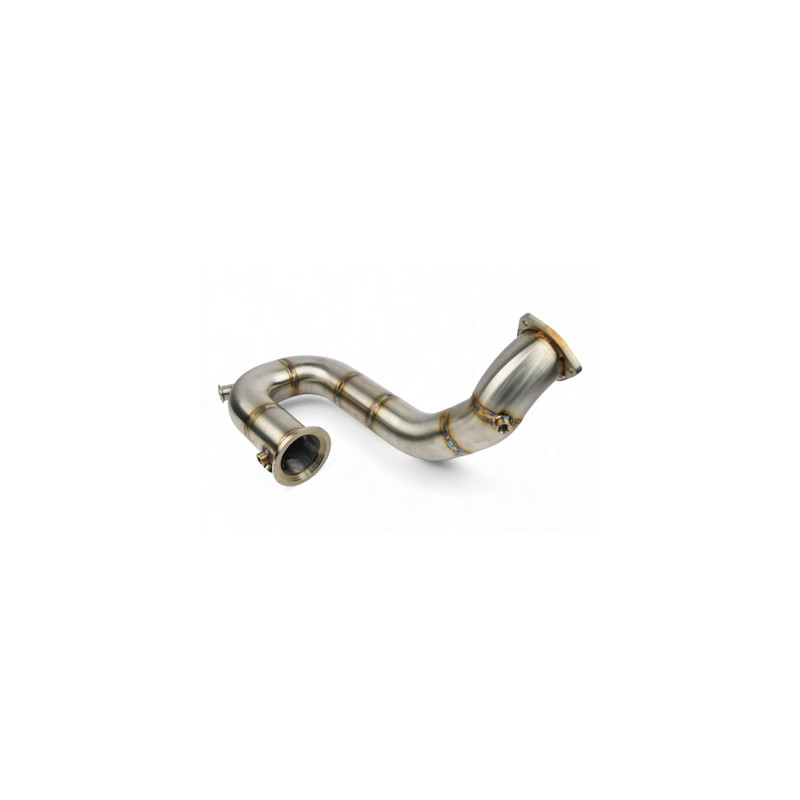 Darkside 3" Audi Q7 4M 3.0 TDI V6 Downpipe mit DPF-Ersatzrohr