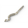 Darkside 2.5" inox Downpipe tubo decat para Audi A2 1.4 TDI AMF