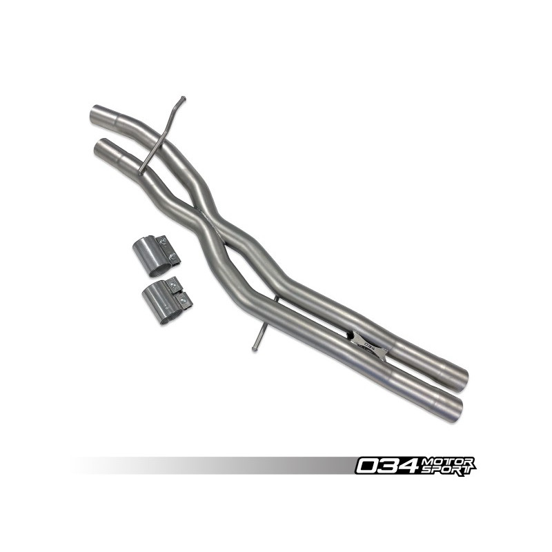 Suppression Résonateur Res-X et X-Pipe 034Motorsport – Audi B9/B9.5 S4 3.0T