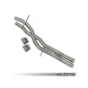 Supresión Resonador Res-X y X-Pipe 034Motorsport: Audi B9/B9.5 S4 3.0T