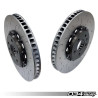 Kit 2-Piece Floating Front Brake Rotors 350x34mm 034Motorsport, Audi B9/B9.5 S4/S5/SQ5