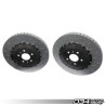 2-Piece Floating Rear Brake Rotor Kit 356x32mm 034Motorsport: Audi R8 Gen1/1.5 (V8 and V10)