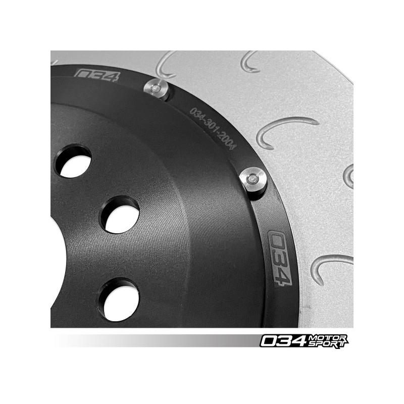 Kit Disques de Frein Arrière Flottants 2 Pièces 350mm Noir 034Motorsport – VW/Audi MQB