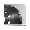 Floating-Bremsscheiben-Kit Hinten 2-teilig 350mm Schwarz 034Motorsport, VW/Audi MQB