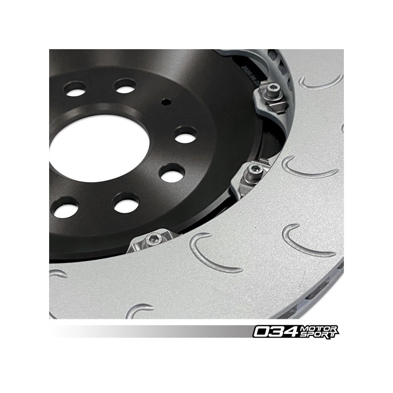 Kit Dischi Freno Posteriori Flottanti 2 Pezzi 350mm Neri 034Motorsport, VW/Audi MQB