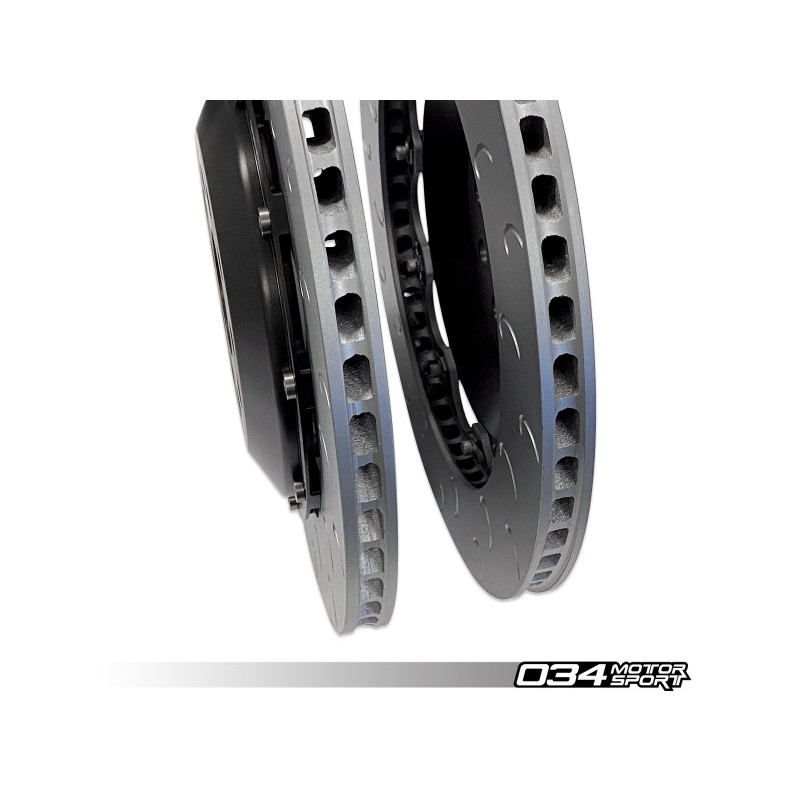Kit Disques de Frein Arrière Flottants 2 Pièces 350mm Noir 034Motorsport – VW/Audi MQB
