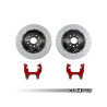Kit Discos de Freno Traseros Flotantes 2 Piezas 350mm Negro 034Motorsport, VW/Audi MQB