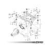 Mount, Rear Diff, Frt BushKit B8