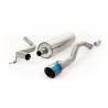 Catback Milltek Volkswagen Up! GTI - ECE Homologated - With Primary Muffler and Without Rear Muffler - GT90 Blued Titanium Outle