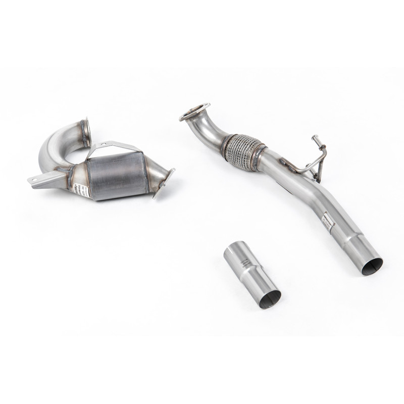 Downpipe Milltek Volkswagen Up! GTI 1.0 TSI 90/115 CV 2016-2023 - con cat Hi-Flow - per linea Milltek